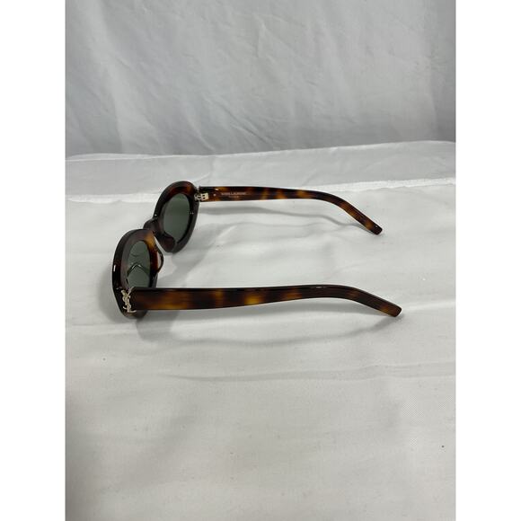 Saint Laurent 'Tortoiseshell' Brown Sl M136 Sunglasses Size OS - Picture 3 of 4